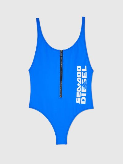 בגד ים לייקרה מהדורה מוגבלת, רוכסן קדמי, גב עמוק, Diesel x Sea-Doo, צבע טורקיז