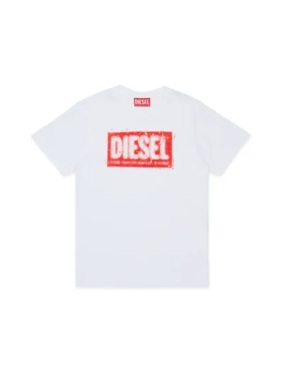 טישרט ילדים, צבע שחור, לוגו Diesel For Successful Living מוצלל על החזה